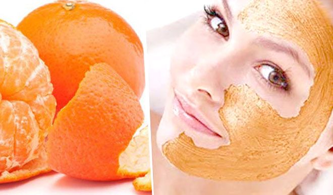 skin care orange peel
