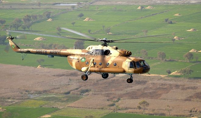 पाकिस्तान की सेना का हेलीकॉप्टर दुर्घटनाग्रस्त, सवार सभी चार लोगों की मौत