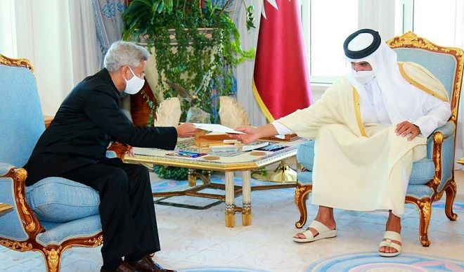 जयशंकर ने कतर के अमीर और PM से की मुलाकात, आर्थिक और सुरक्षा संबंधों पर चर्चा की