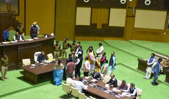 the-slogan-of-jai-shri-ram-echoed-in-the-budget-session-of-the-assembly