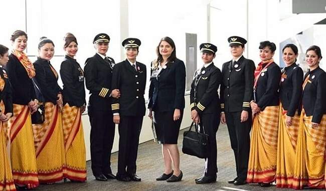 women-day-air-india-will-operate-52-flights-with-all-women-crew-members