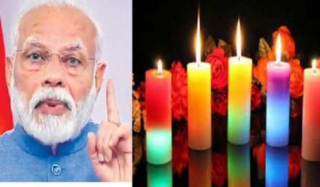 PM MODI CANDLE 