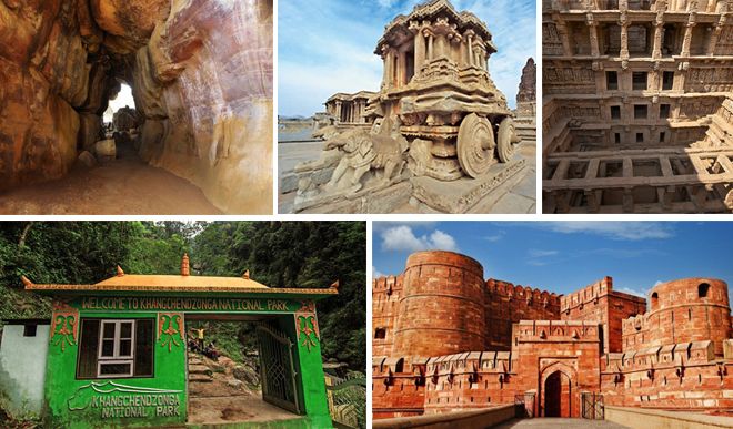 world heritage sites india