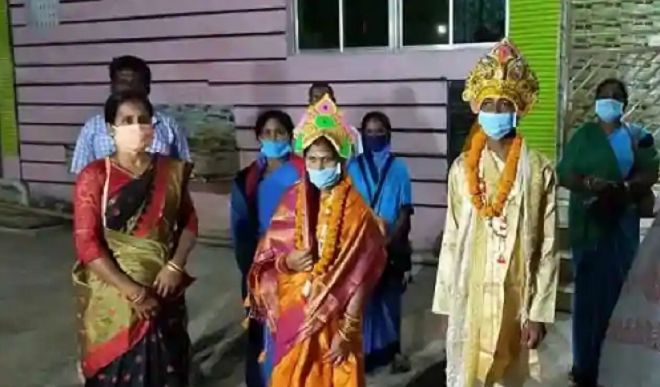 प्यार किया तो डरना क्या! ओडिशा से भागे प्रेमी जोड़े ने क्वॉरेंटाइन सेंटर में रचाई शादी