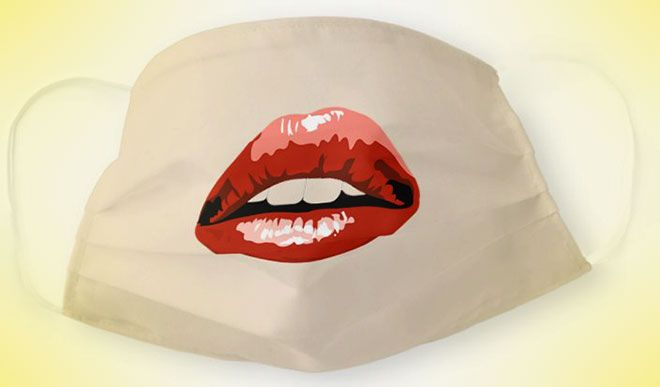 face mask lipstick