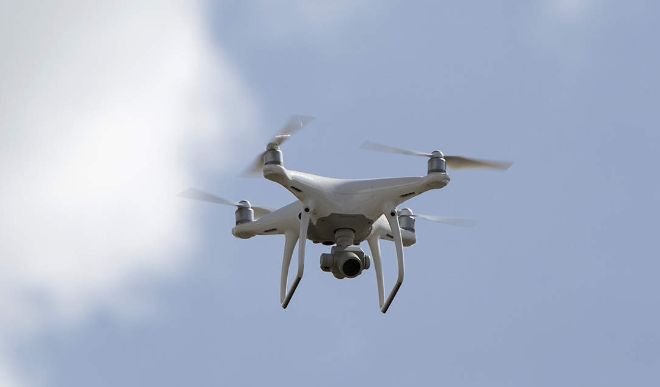 Indian spying quadcopter