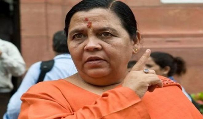 Uma Bharti angry Uma Bharti angry