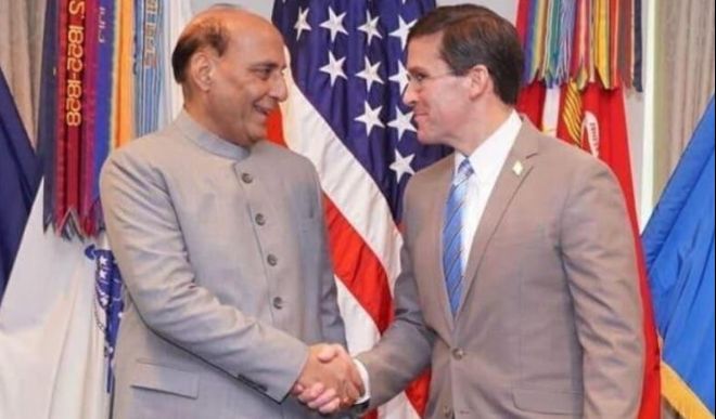 Rajnath and US Defence Minister