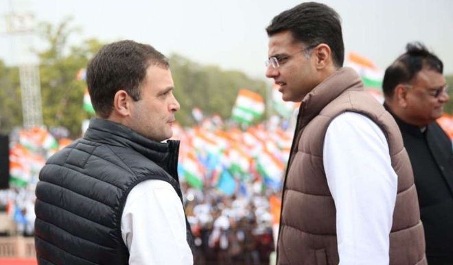 Rahul and Priyanka in touch with Sachin Pilot