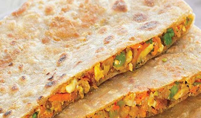 mix vegetable paratha