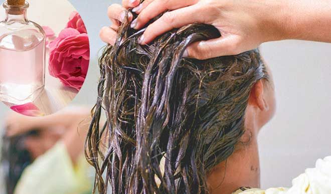 hair rose water
