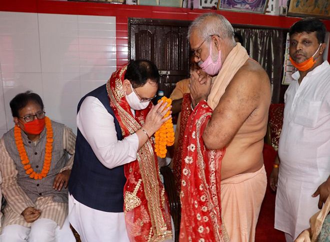 जेपी नड्डा ने बड़ी पटन देवी मंदिर में की पूजा-अर्चना जेपी नड्डा ने बड़ी पटन देवी मंदिर में की पूजा-अर्चना