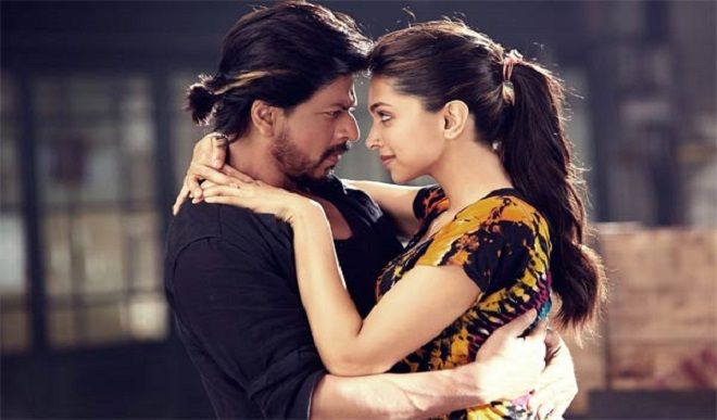 Deepika Padukone and Shahrukh Khan 