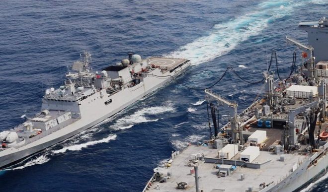 भारत-अमेरिका में प्रगाढ़ होते रक्षा संबंधों की झलक, जंगी जहाज ने अरब सागर में US नौसेना के टैंकर से लिया ईंधन