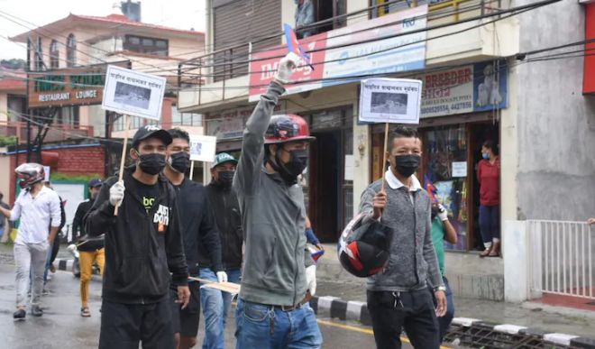 Nepal protest