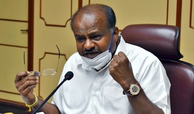 Kumaraswamy accuses Amit Shah of ignoring Kannada