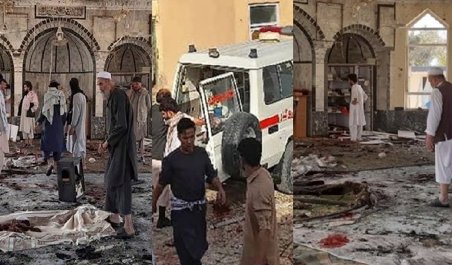 अफगानिस्तान में मस्जिद में हुआ आत्मघाती हमला, 100 लोगों की मौत, IS ने हमले की जिम्मेदारी ली