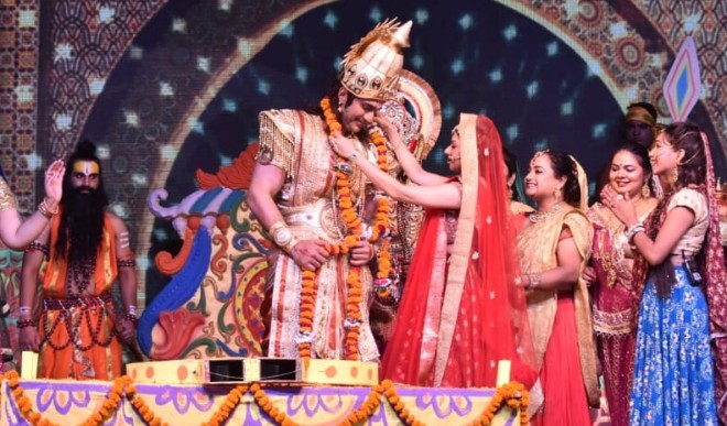 Ram and Sita marriage staged in Ayodhya Ramlila