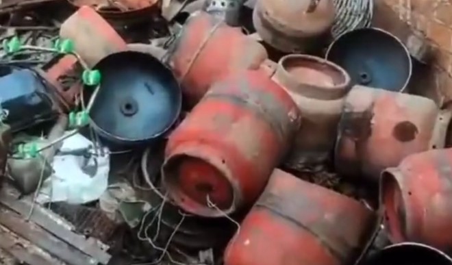 Cylinder in junk