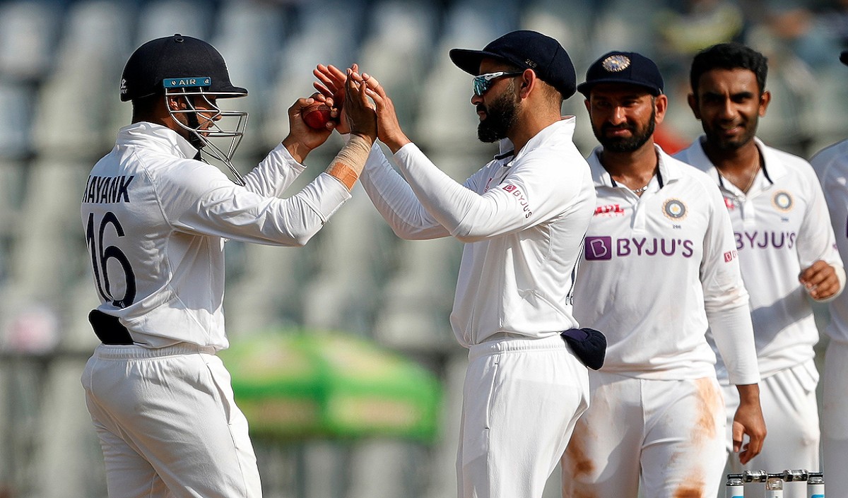 भारत ने न्यूजीलैंड के खिलाफ 1-0 से जीती सीरीज, मुंबई टेस्ट में स्पिनर्स का जलवा रहा बरकरार