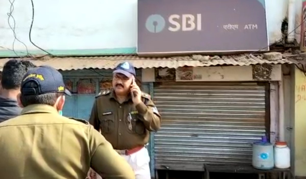 ATM loot in shivpuri