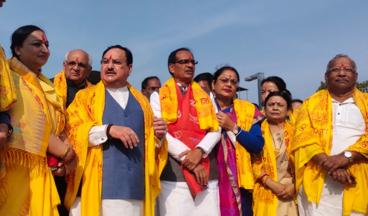 leadership of BJP President, Chief Ministers of 8 states visited Shri Ram Lalla