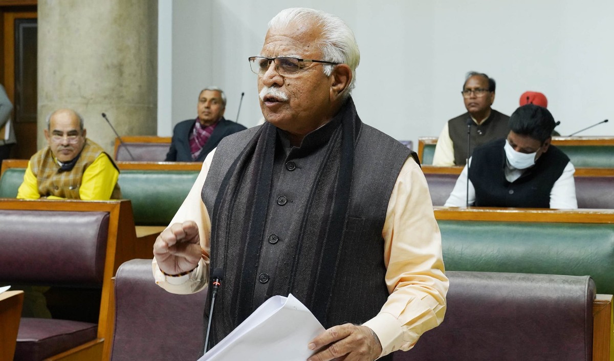 Chief minister Manohar lal