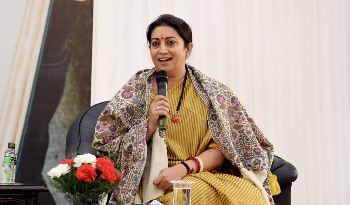 smriti irani shares daughter engagement pic