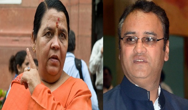 Arun Yadav supports Uma Bharti