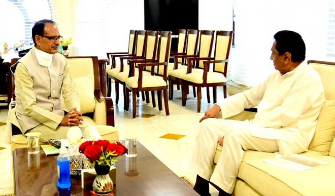 Kamal Nath met Chief Minister Shivraj