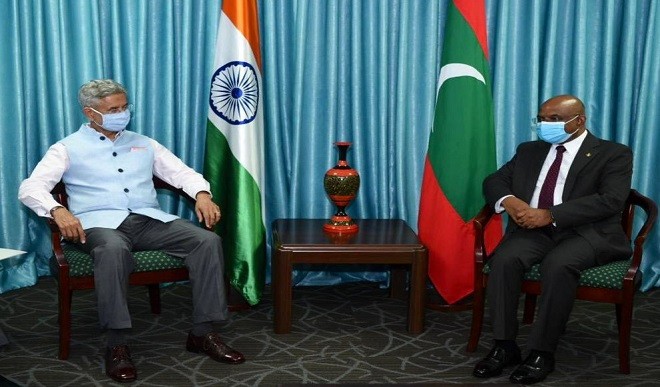 मालदीव के विदेश मंत्री से मिले एस जयशंकर, द्विपक्षीय सहयोग समेत अन्य मुद्दों पर हुई चर्चा