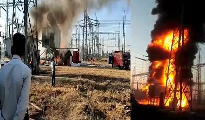 Fire in transformer in Bhopal