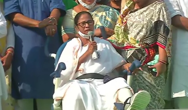 Mamta Banerjee did road show while sitting in wheelchair, said - injured tiger and more dangerous