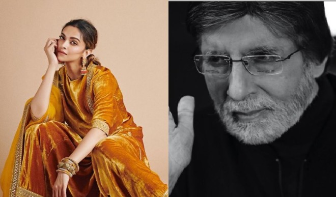 Deepika Padukone and Amitabh Bachchan 