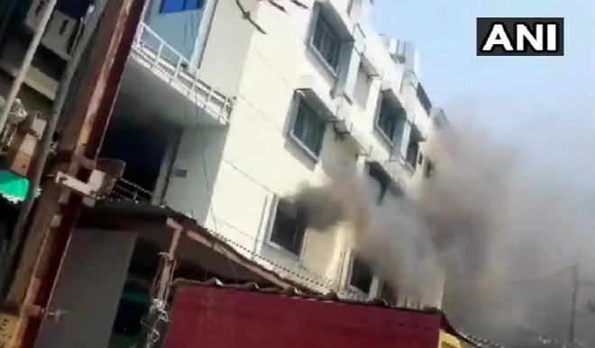 fire in Patidar Hospital