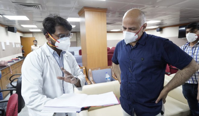 मनीष सिसोदिया का बयान, दिल्ली के अस्पतालों में ऑक्सीजन पूरी तरह खत्म हो गयी है
