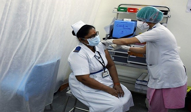 भारत में कोविड-19 टीके की 14.77 खुराक दी जा चुकी हैं, मंगलवार को दी गईं 24 लाख खुराक