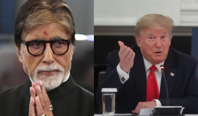 Donald Trump and Amitabh Bachchan 