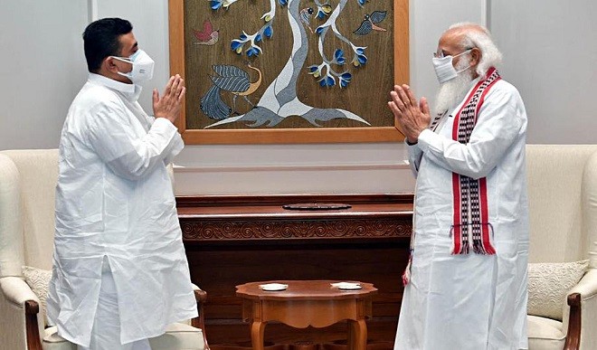 Suvendu Adhikari meets PM Modi