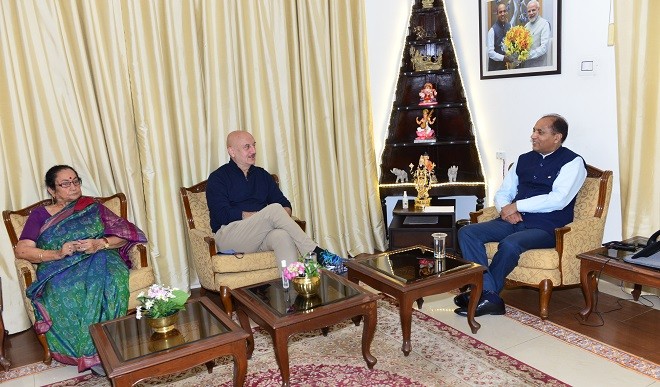 Anupam Kher met the Chief Minister