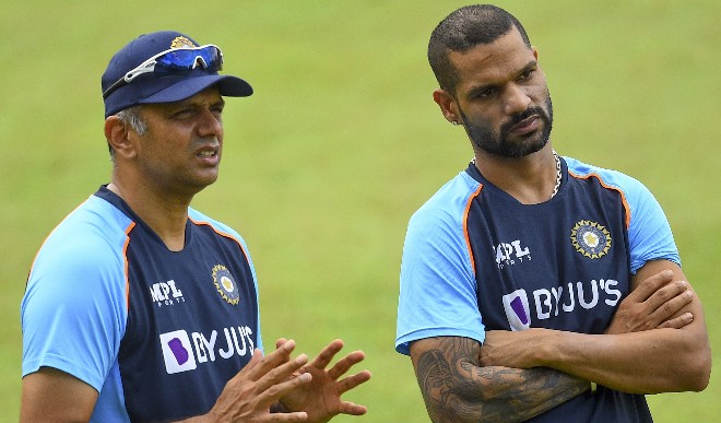 Dhawan led Indian team begins practice in Sri Lanka