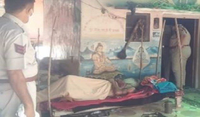 a sadhu killed in bharthari dham 