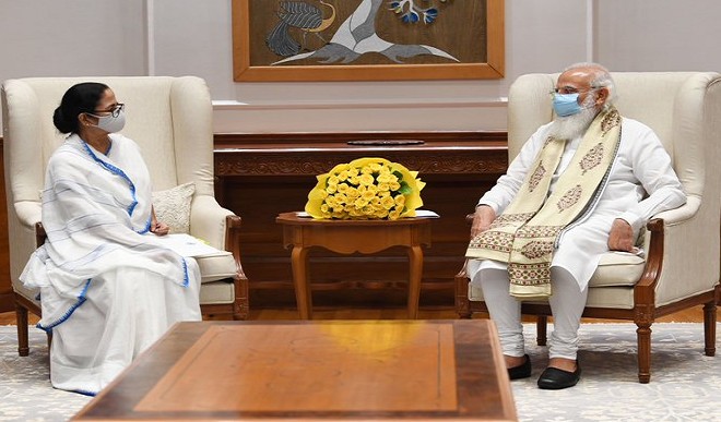 Mamta Banerjee met PM Modi
