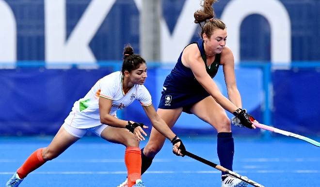 Indian womens hockey team keeps hopes alive by defeating Ireland