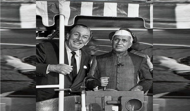 Walt Disney and Jawaharlal Nehru