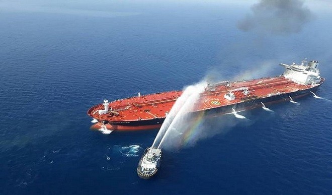 Israel, America and Britain accuse Iran of attacking tanker, Tehran denies