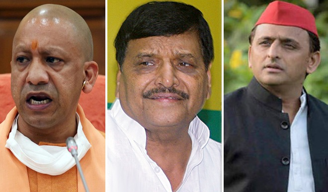 Shivpal, Akhilesh and Yogi 