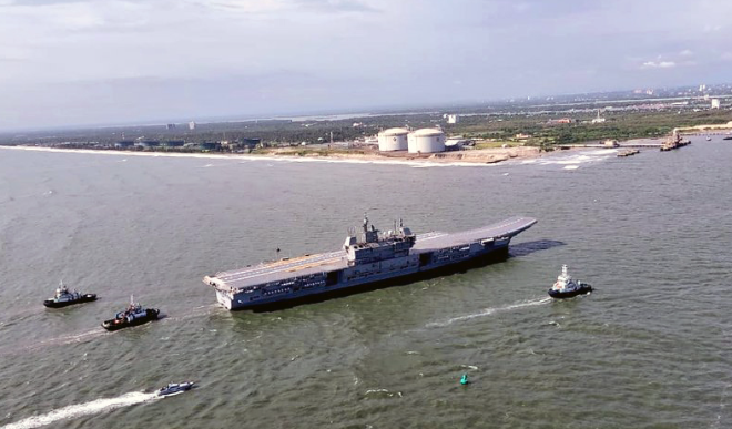 IAC Vikrant successfully completes five-day maiden sea voyage IAC Vikrant successfully completes five-day maiden sea voyage