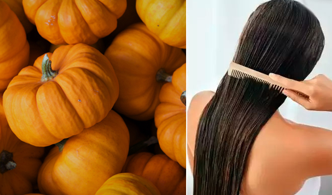 pumpkin for hair