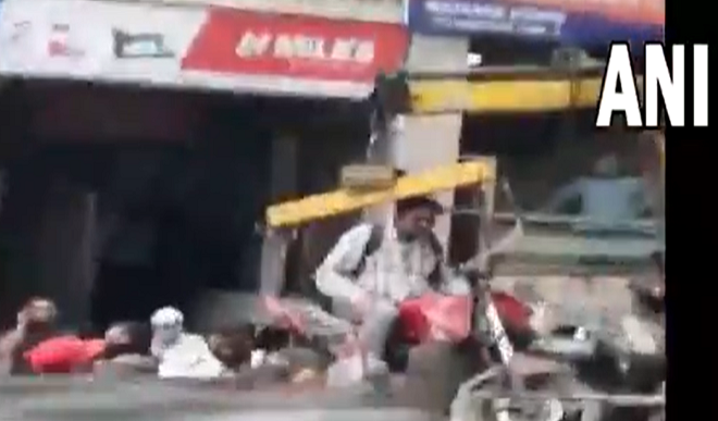 Viral Picture of Motorcycle Being Towed Along With Rider In Pune